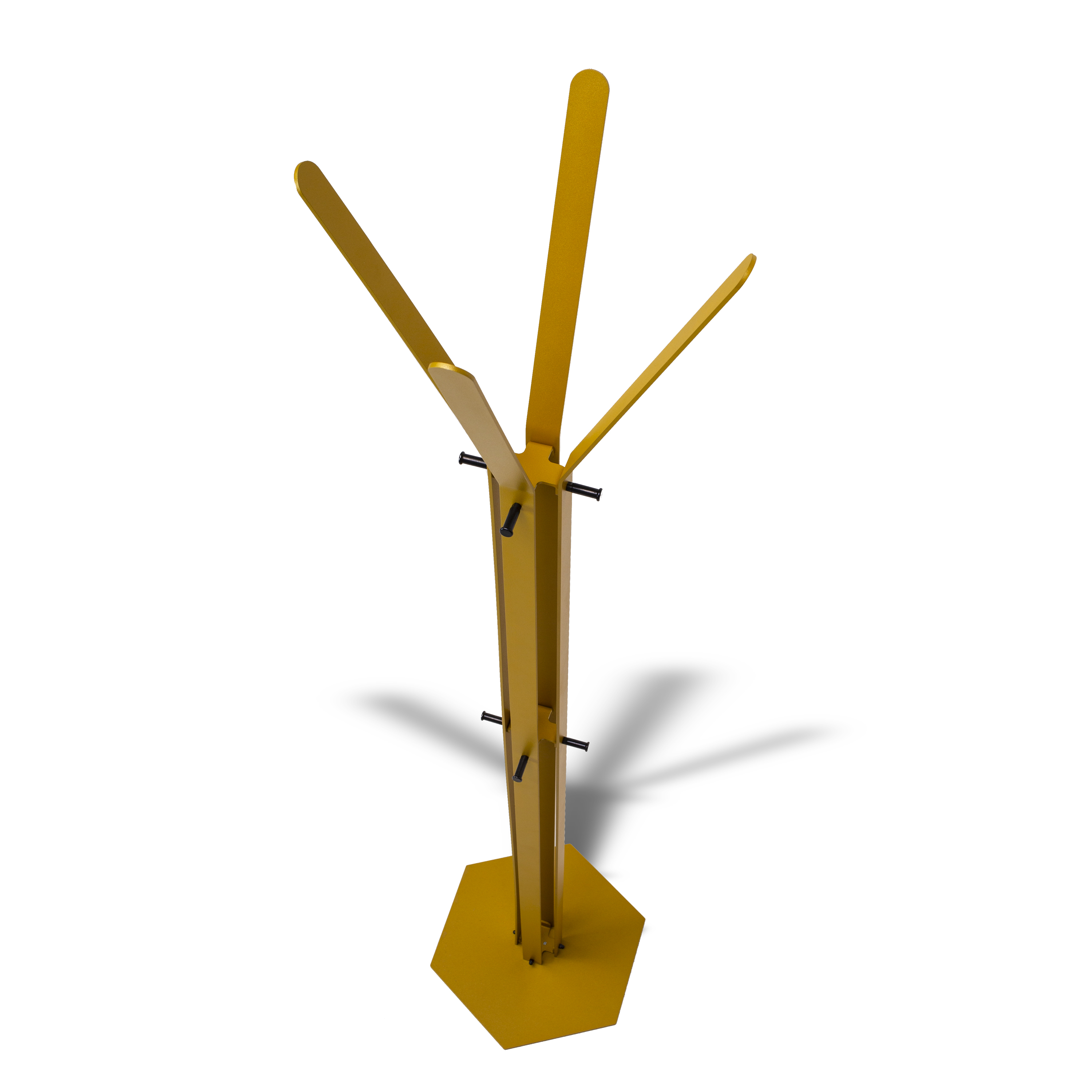 Gorillz Stack - Kapstok Staand - Staande kapstok - Metaal - 12 Kapstok haken - 174,5 cm - Wit - Kapstok Expert