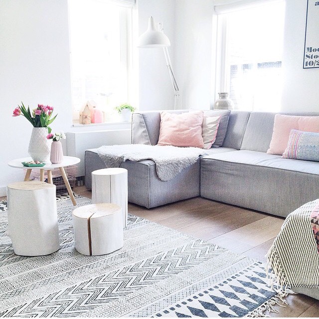 Pastelroze in jouw interieur